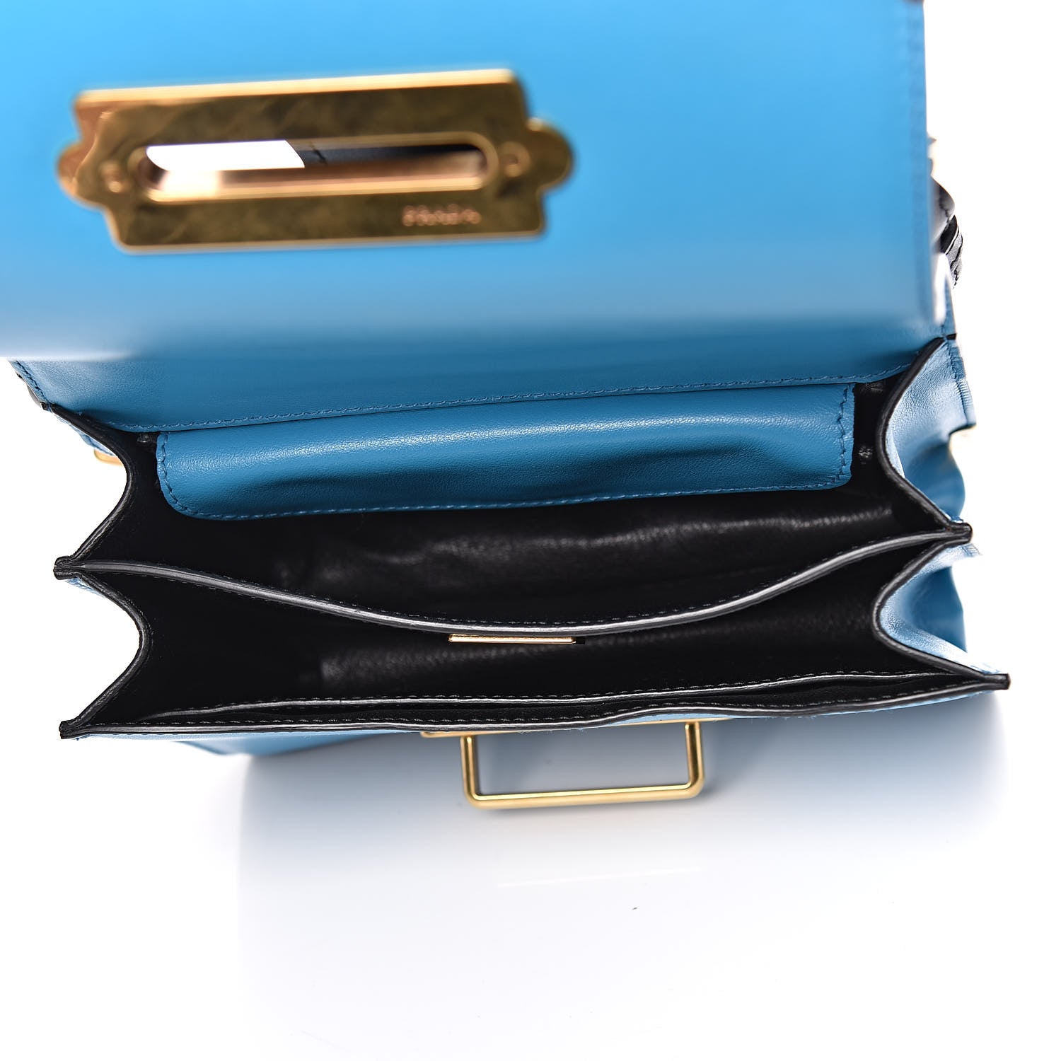 Prada City Calf Saffiano Cahier Bag Voyage Black 5 of 8