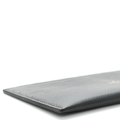 Louis Vuitton Calfskin Felicie Chain Wallet Card Holder Insert Black 7 of 8