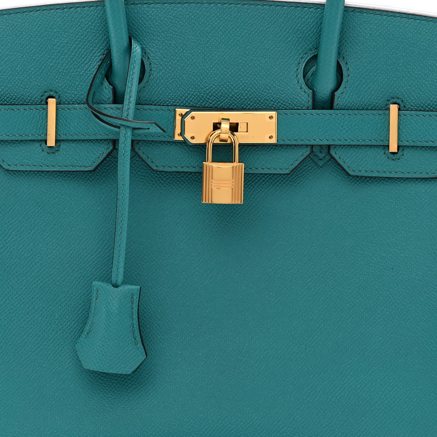 Epsom Horseshoe Birkin 30 Bleu Paon