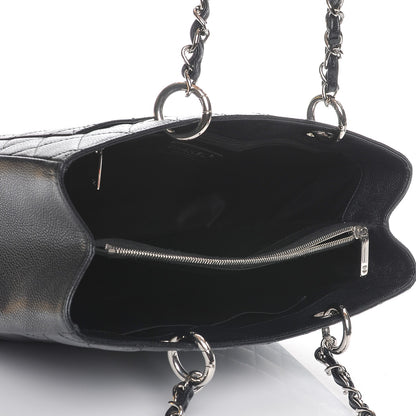 Chanel Caviar Quilted Grand Shopping Tote GST Black 5 of 8