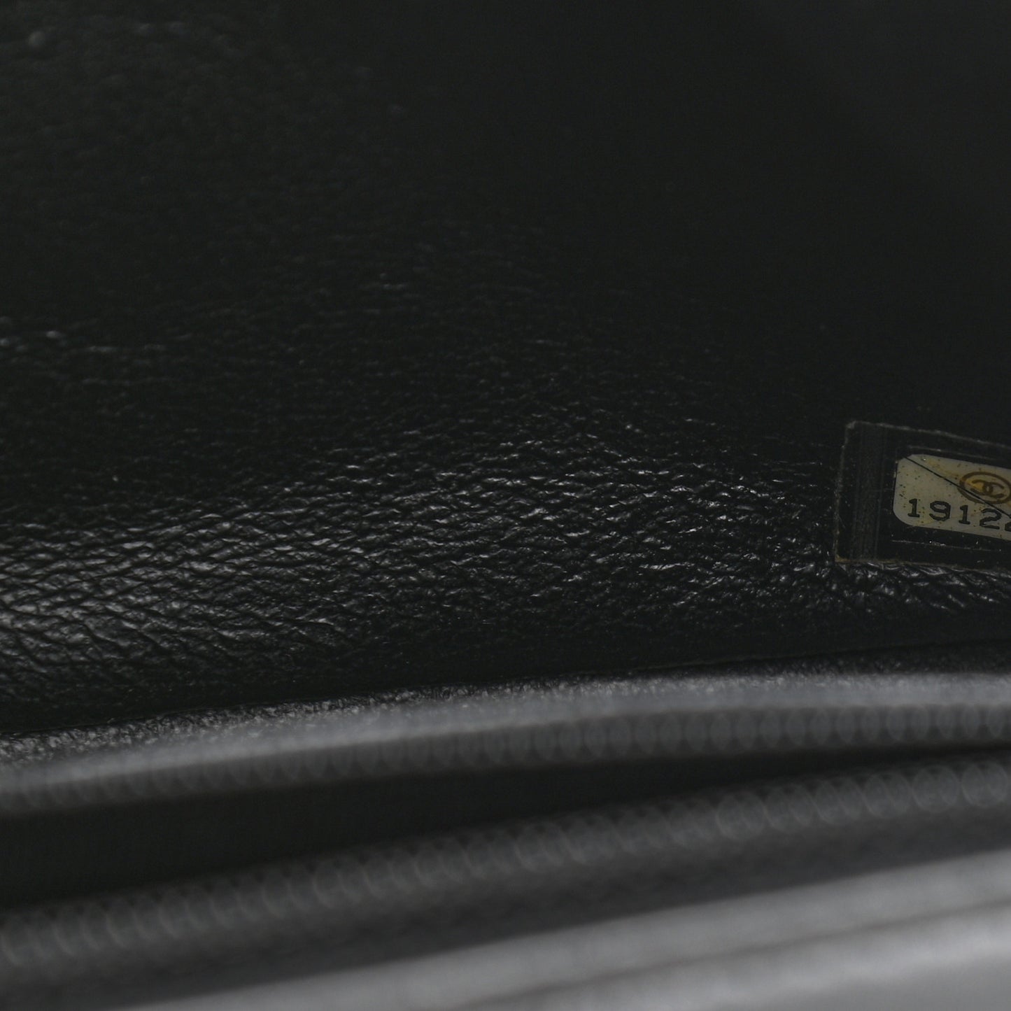 Patent Calfskin Quilted Mini Rectangular Flap Black