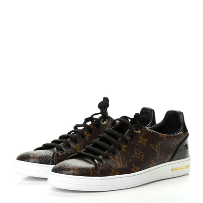 Louis Vuitton Patent Monogram Frontrow Sneakers 3 of 9