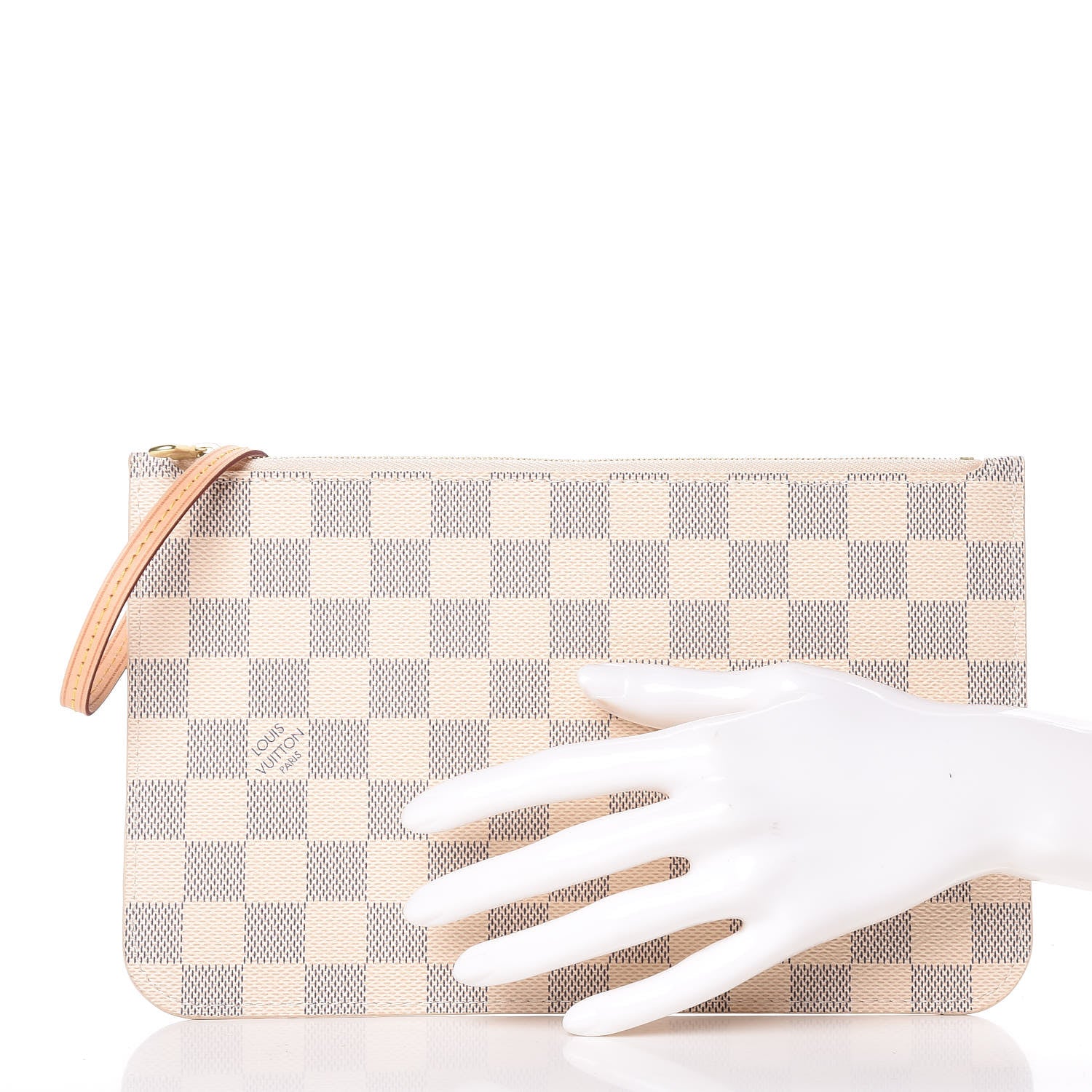 Louis Vuitton Damier Azur Neverfull MM GM Pochette 2 of 10