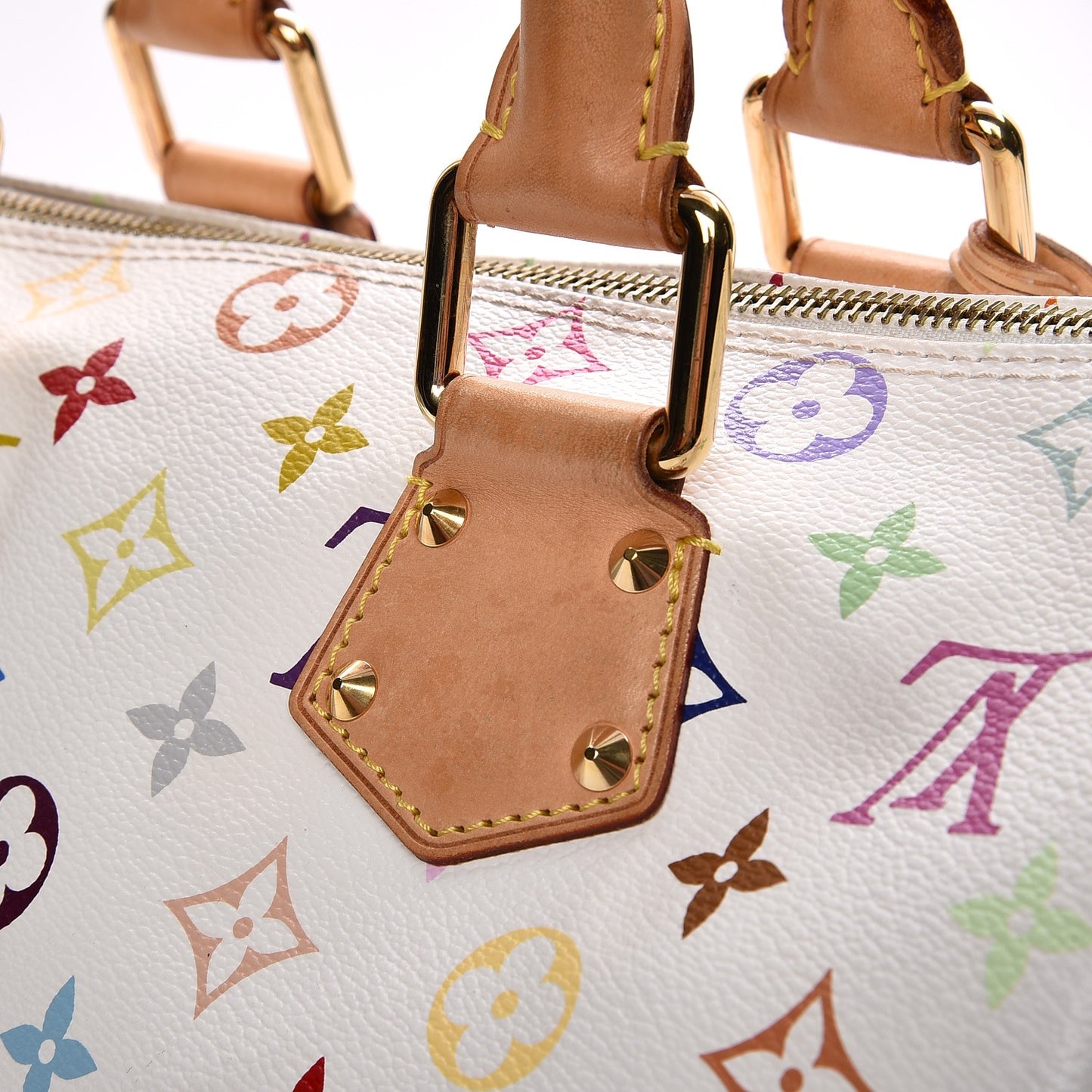 Monogram Multicolor Speedy 30 White