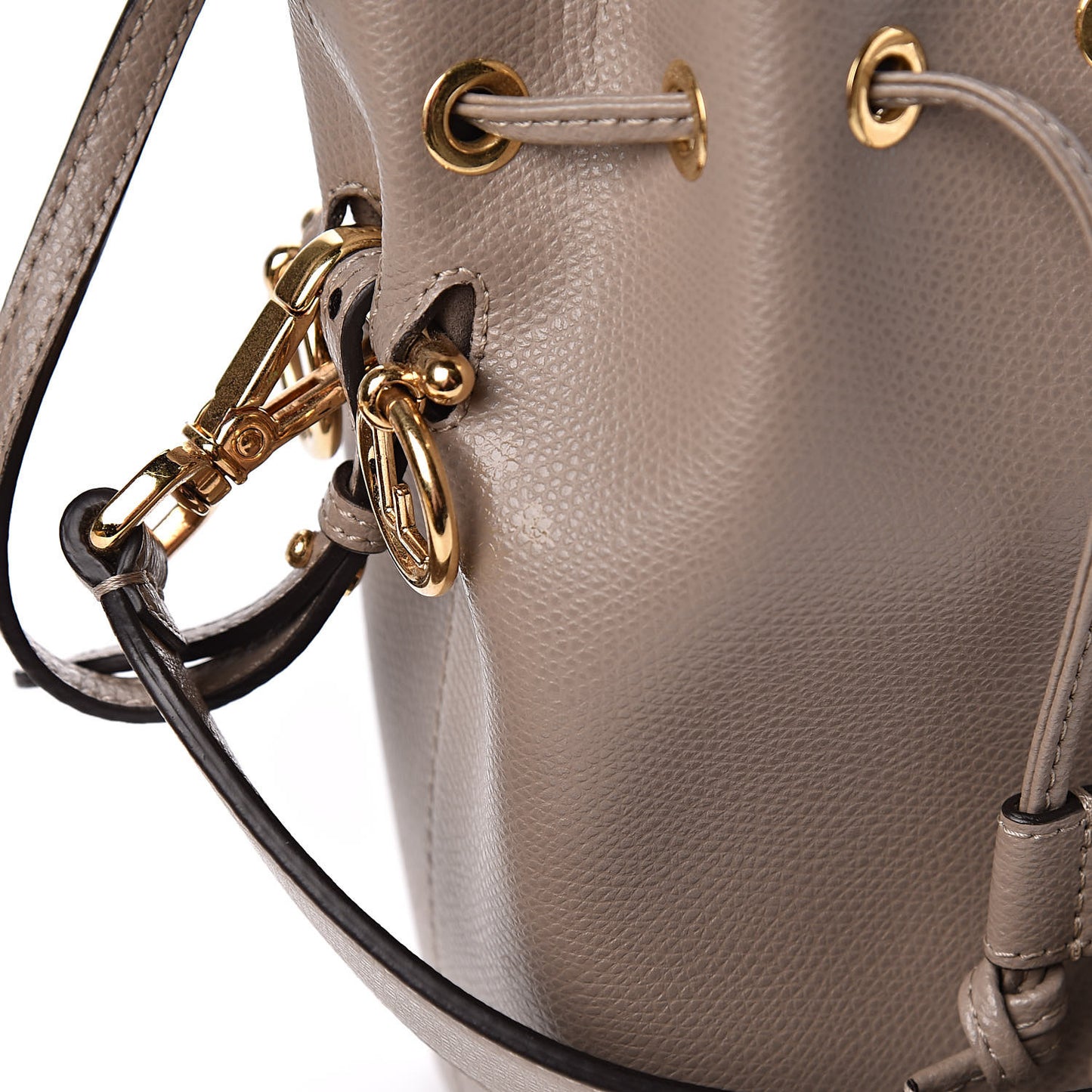 Vitello Cruise F is Fendi Mini Mon Tresor Bucket Bag Tortora