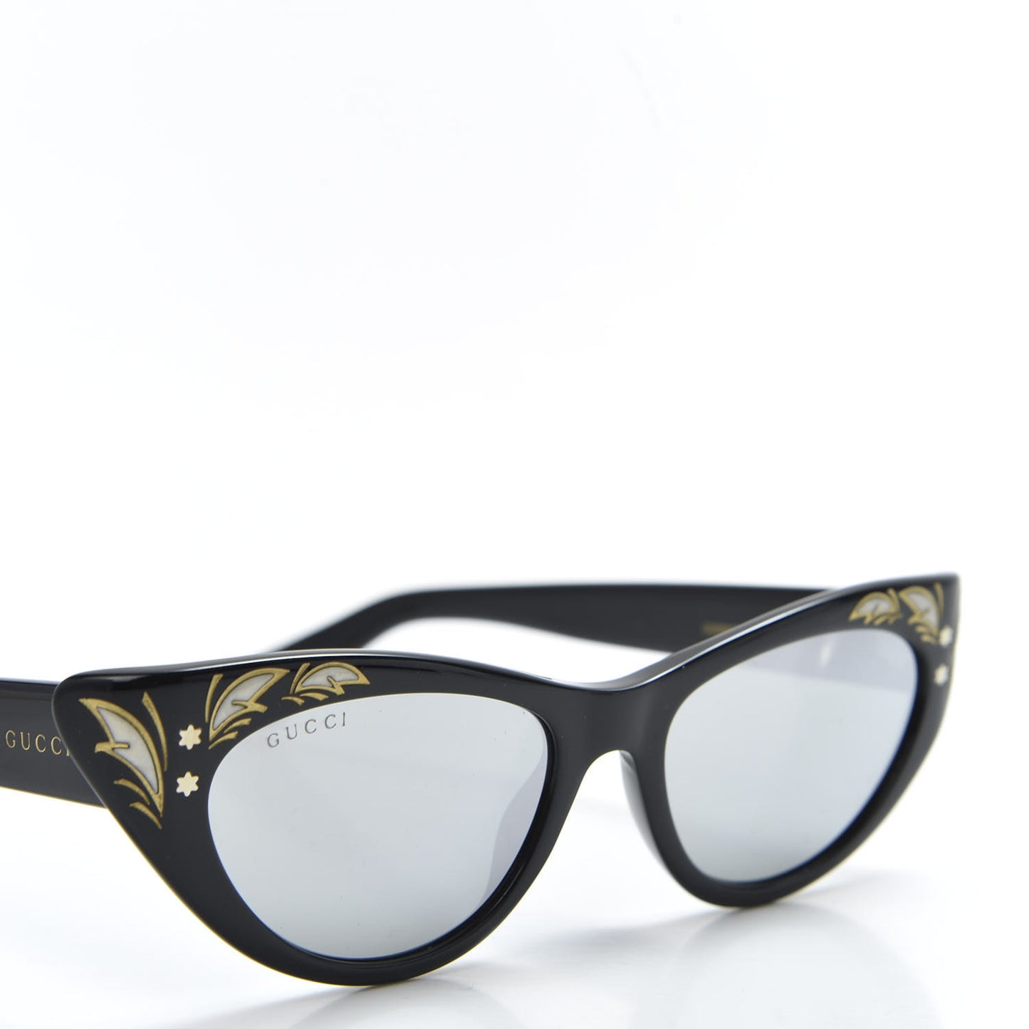 Acetate Cat Eye GG0089S Sunglasses Black