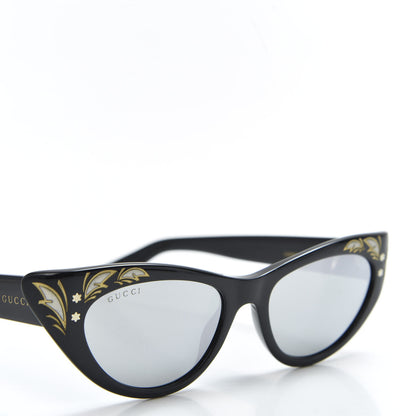 Gucci Acetate Cat Eye GG0089S Sunglasses Black 7 of 8
