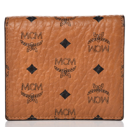 MCM Visetos ID Wallet Cognac 4 of 10