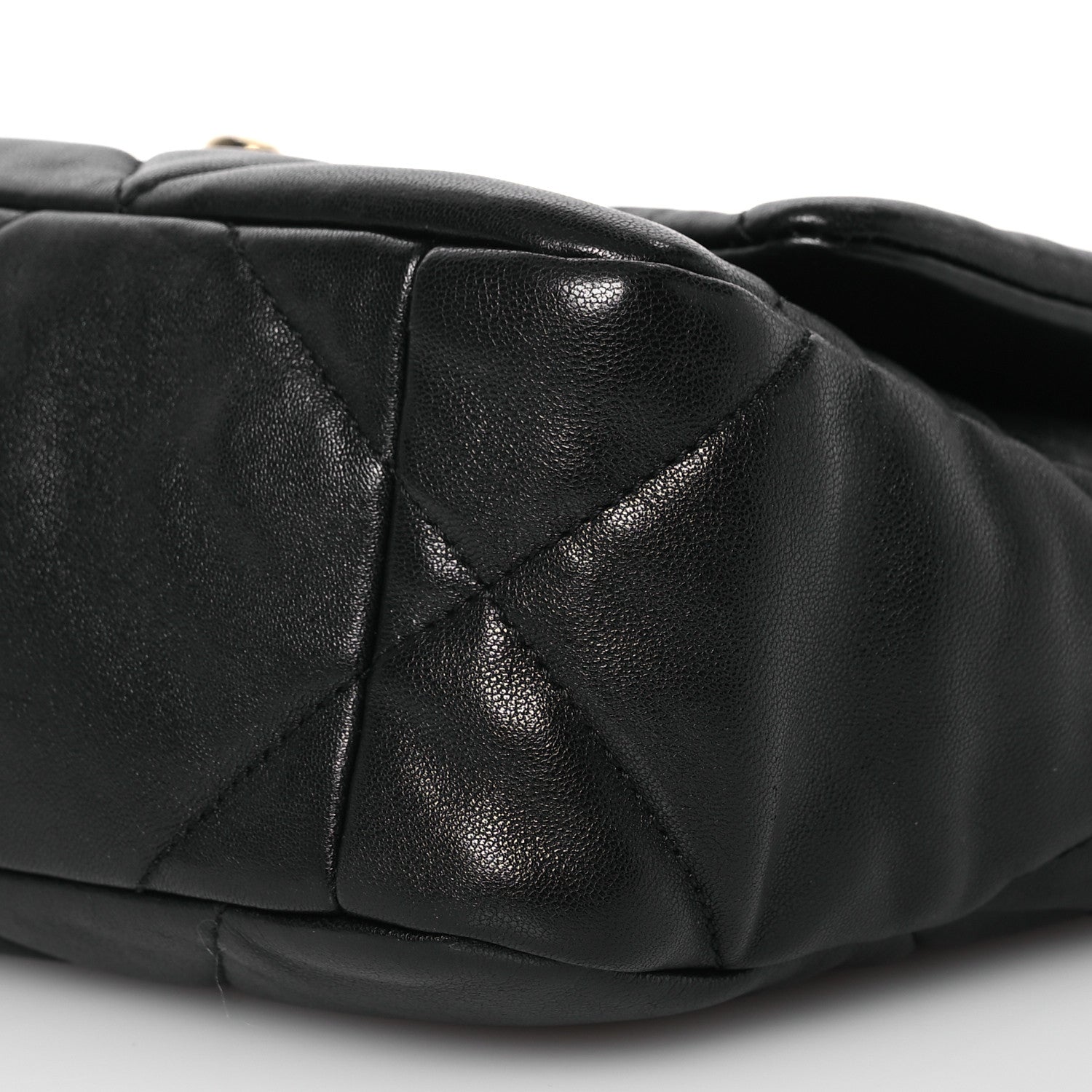 Chanel Lambskin Quilted Medium Chanel 19 Flap Black 10 of 17
