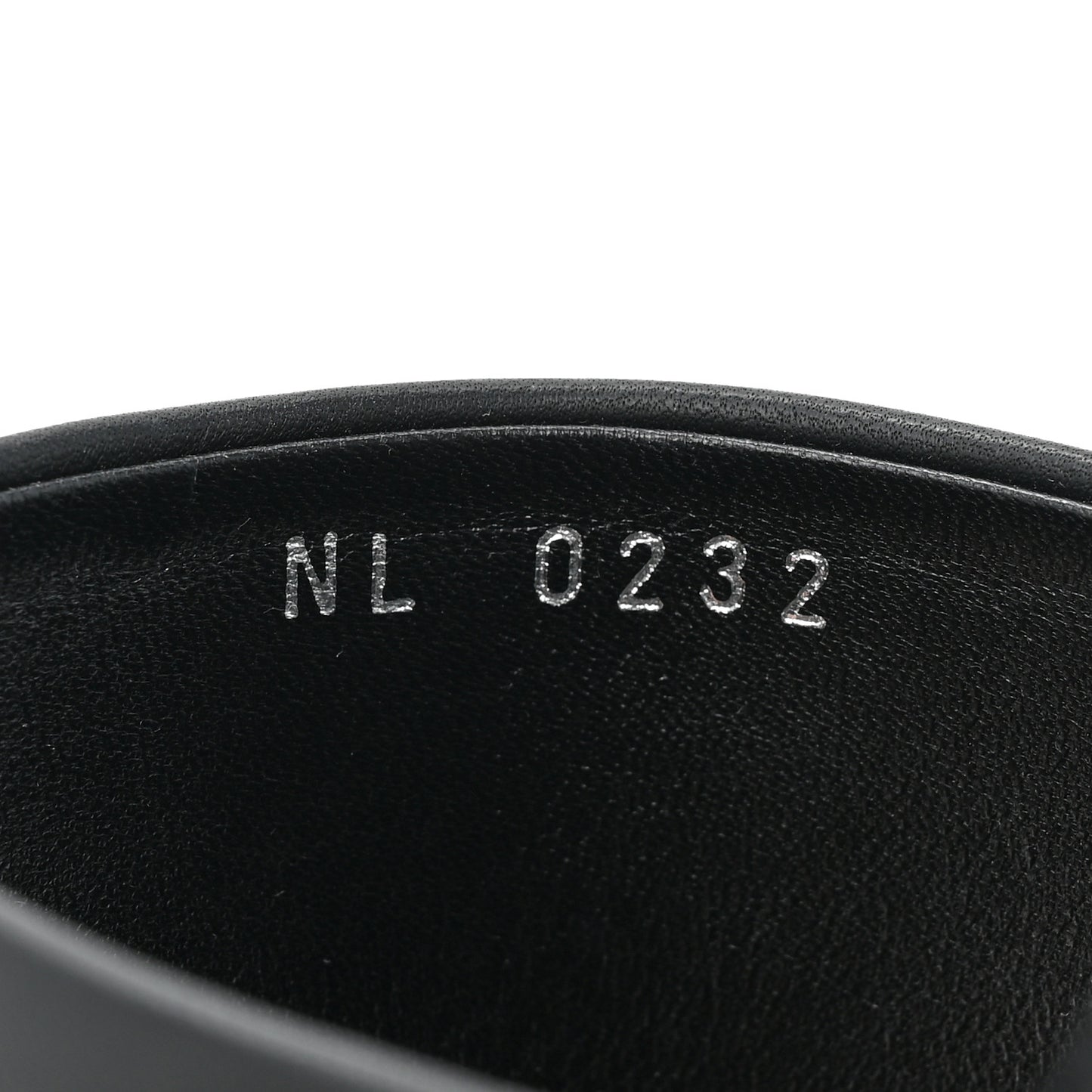 Lambskin Embossed Monogram Drapy Flat Thong Sandal 36.5 Black