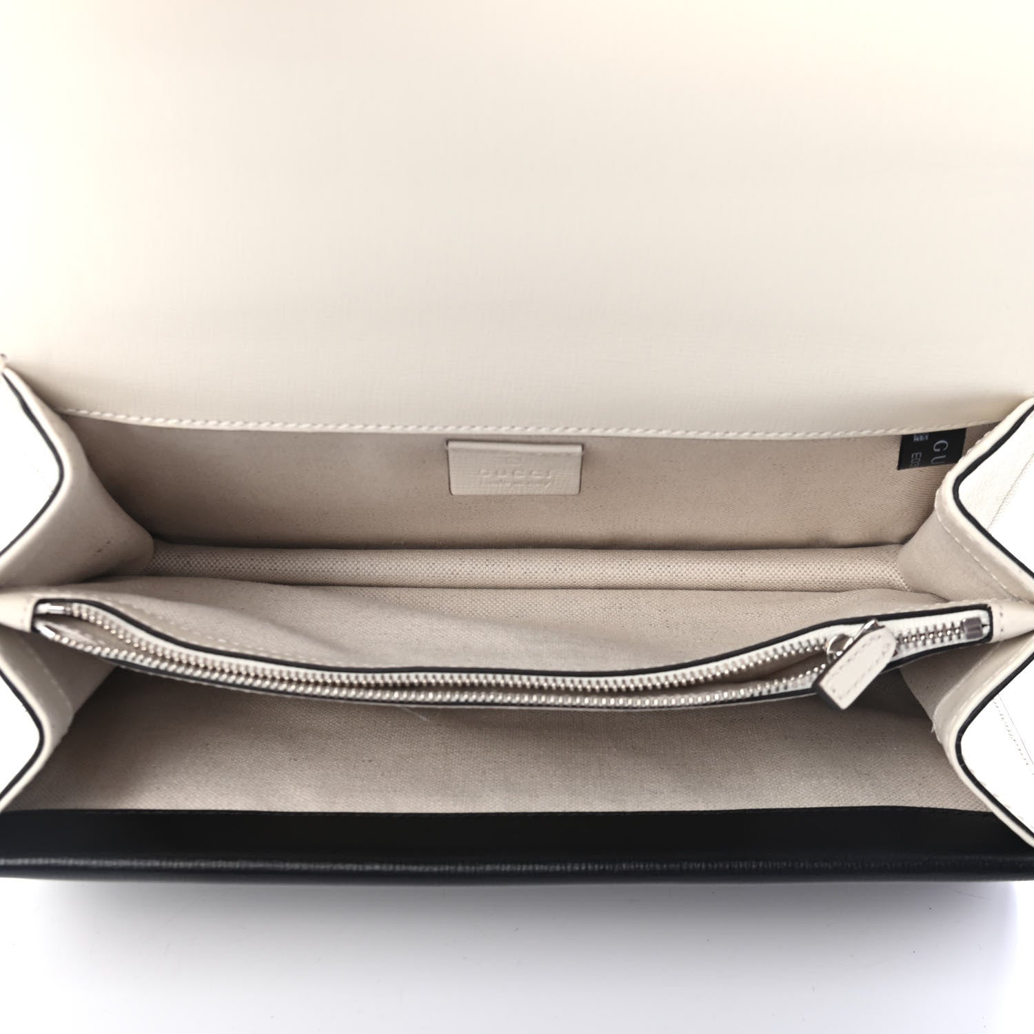 Gucci Azalea Calfskin Enamel Tri-Color Small Dionysus Shoulder Bag Mystic White Sun Oil Black Electric Blue 4 of 4