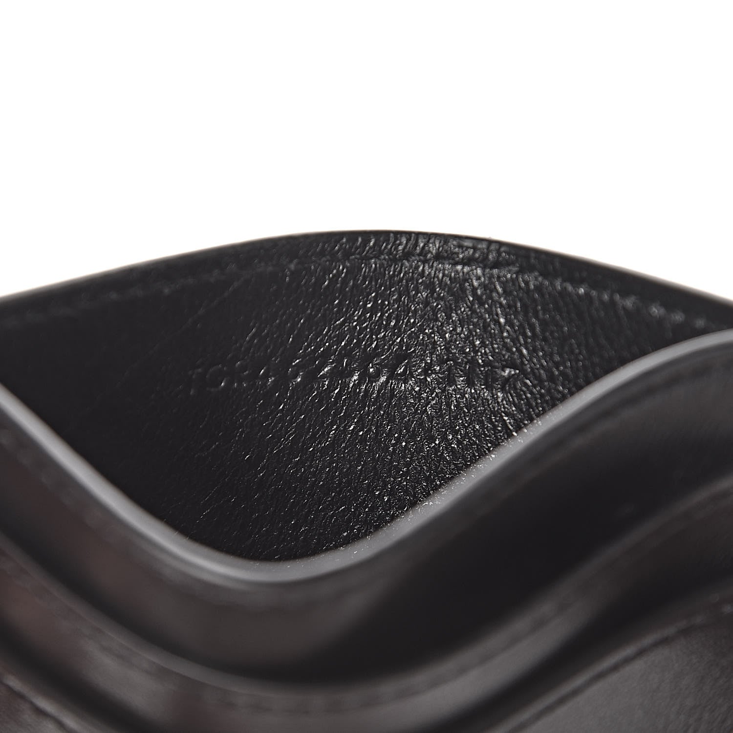 Saint Laurent Calfskin Plate Card Case Black 7 of 8