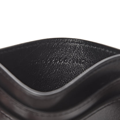 Saint Laurent Calfskin Plate Card Case Black 7 of 8