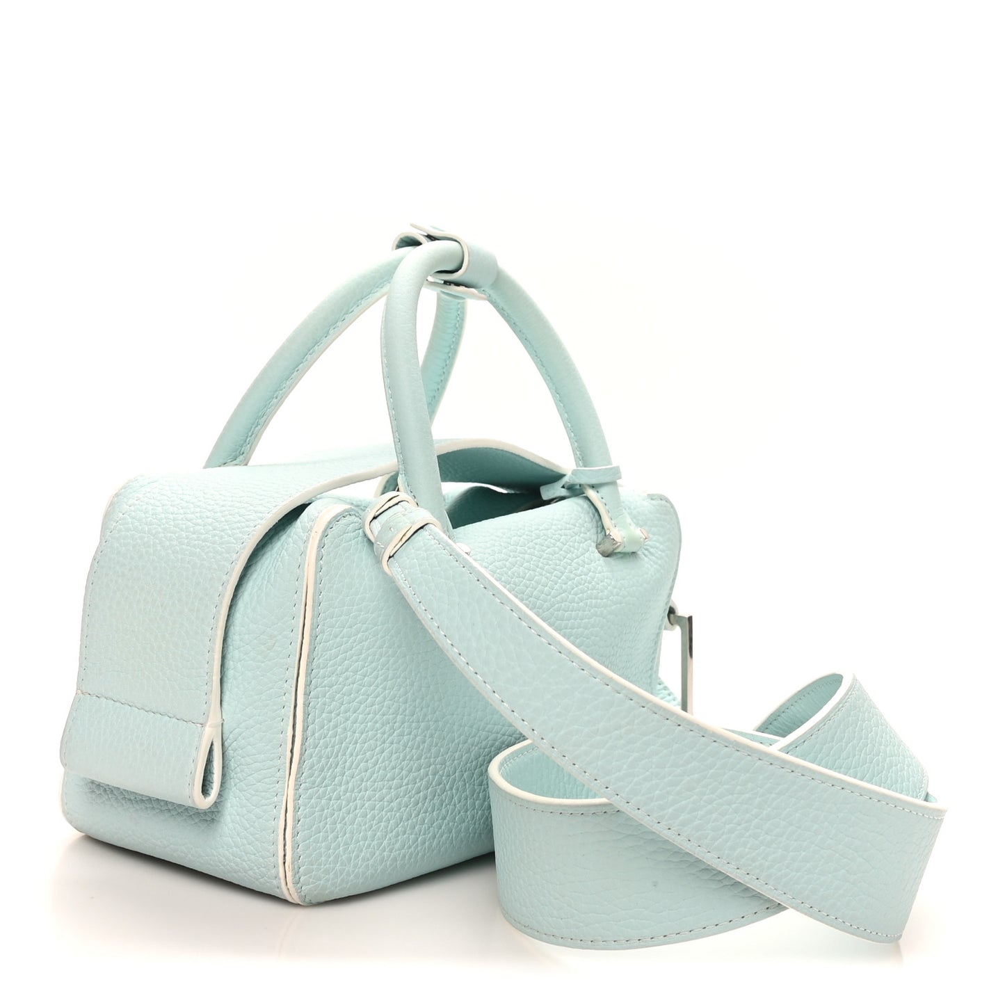 Taurillon Soft Mini Cool Box Satchel Light Blue