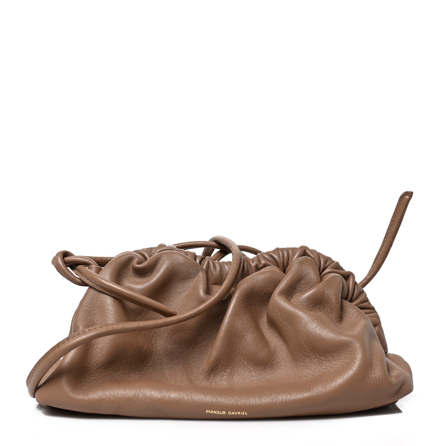Mansur Gavriel Lambskin Cloud Mini Clutch Biscotto 1 of 8