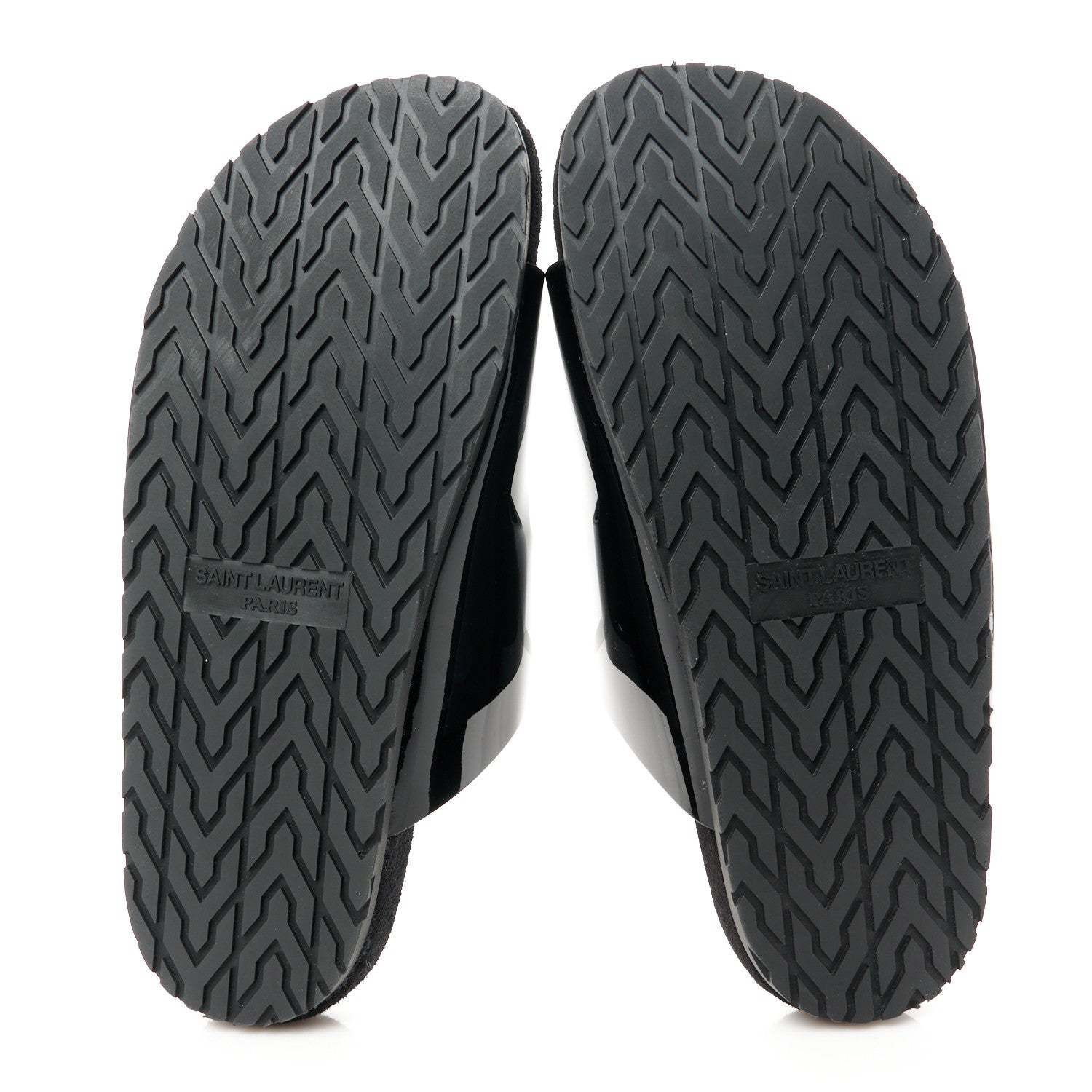 Saint Laurent Vernie Grumpy Jimmy Cross Slides 39.5 Black 5 of 9