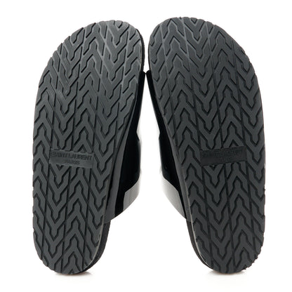 Saint Laurent Vernie Grumpy Jimmy Cross Slides 39.5 Black 5 of 9
