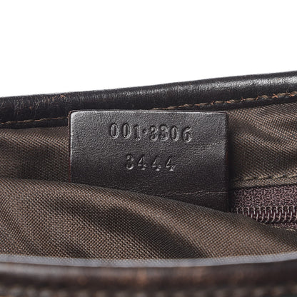 Gucci Monogram Web Jackie O Hobo Dark Brown 7 of 13