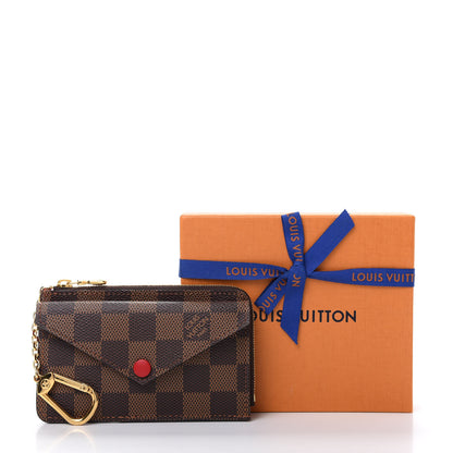 Louis Vuitton Damier Ebene Recto Verso Card Holder Red 8 of 8