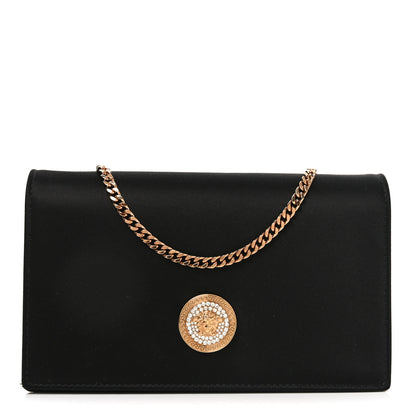 Versace Satin La Medusa Mini Crossbody Black 1 of 9