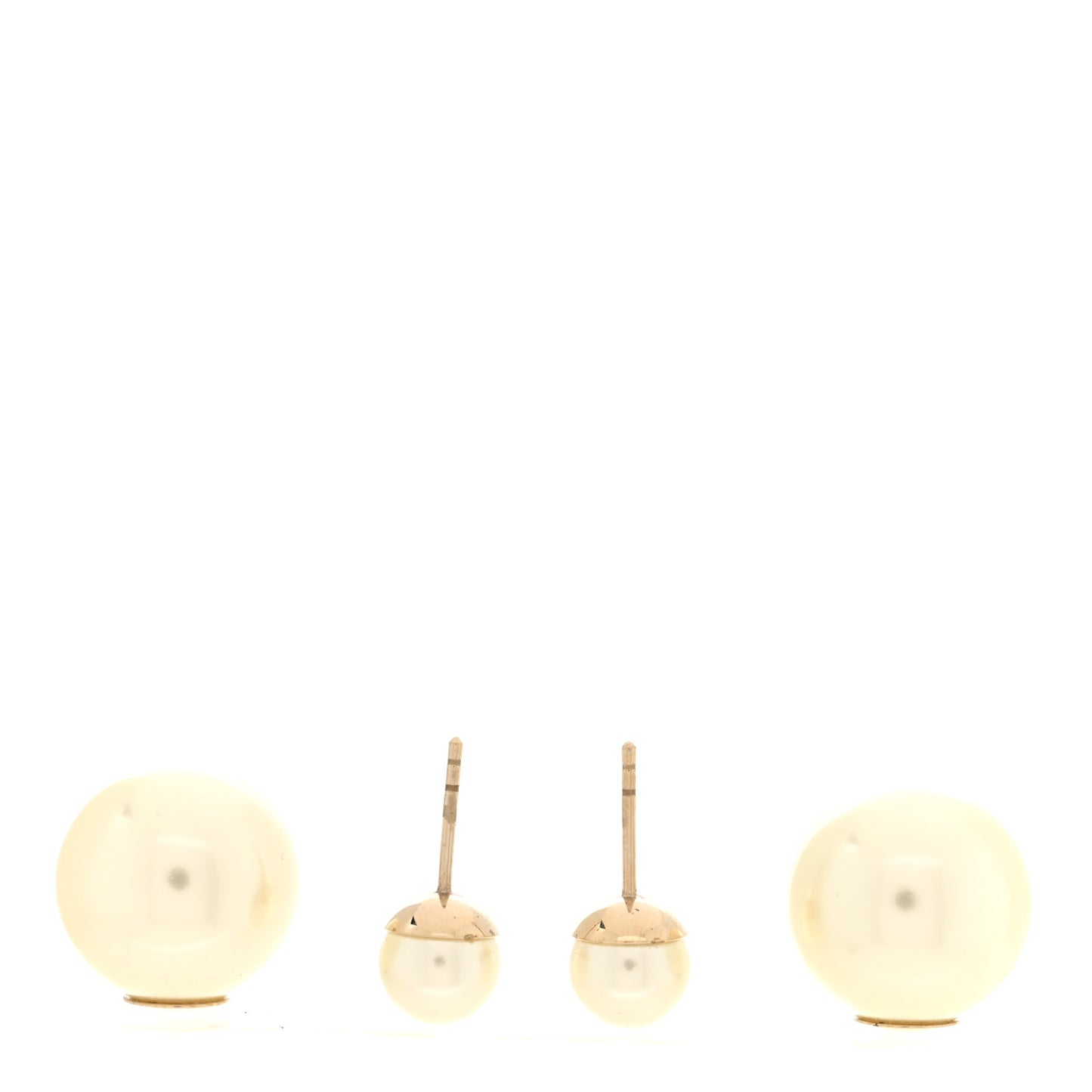 Pearl Mise En Dior Tribal Earrings Gold