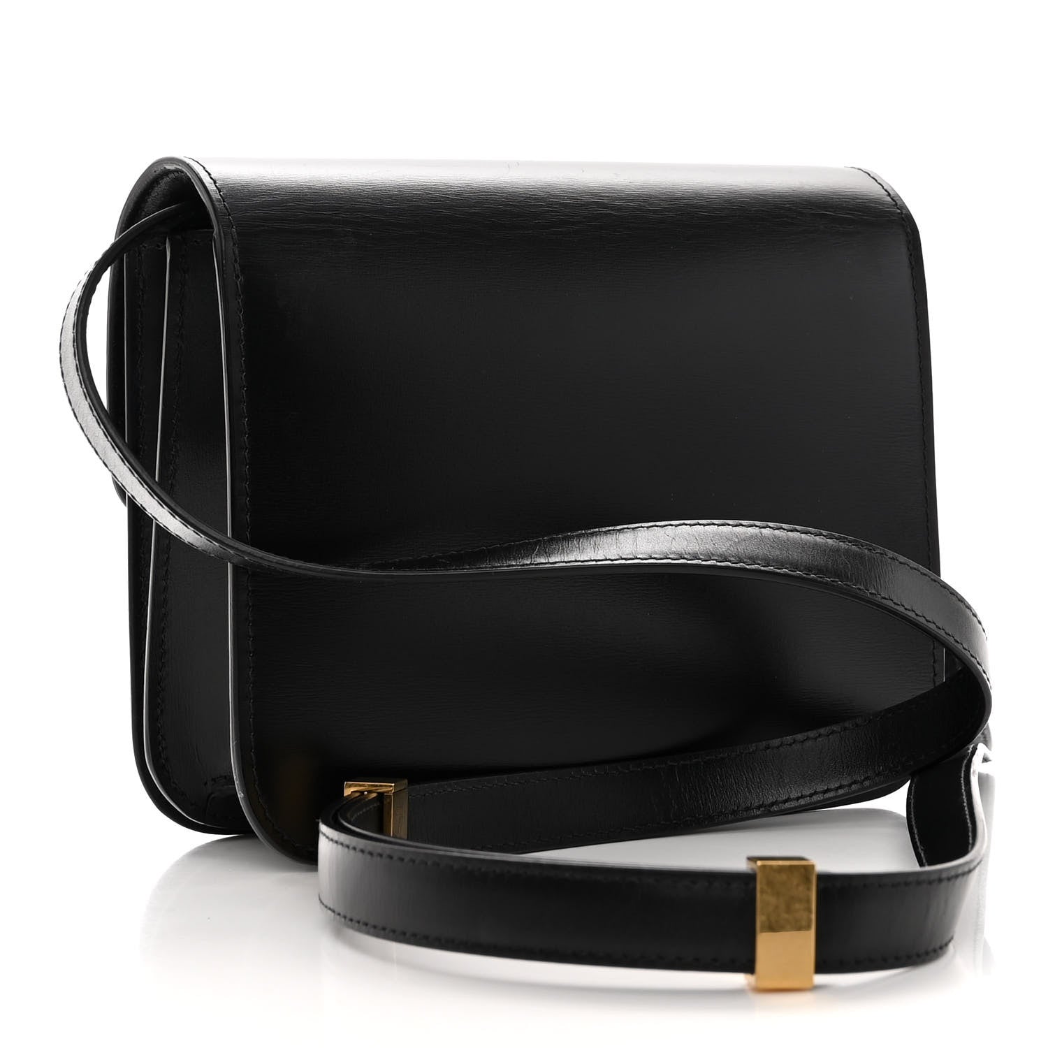 Celine Box Calfskin Teen Classic Box Flap Bag Black 3 of 12