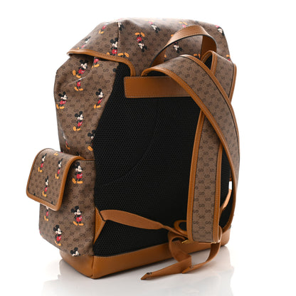 Gucci X DISNEY Mini Vintage GG Supreme Monogram Mickey Mouse Medium Backpack Beige Vintage Sun Oil 3 of 10