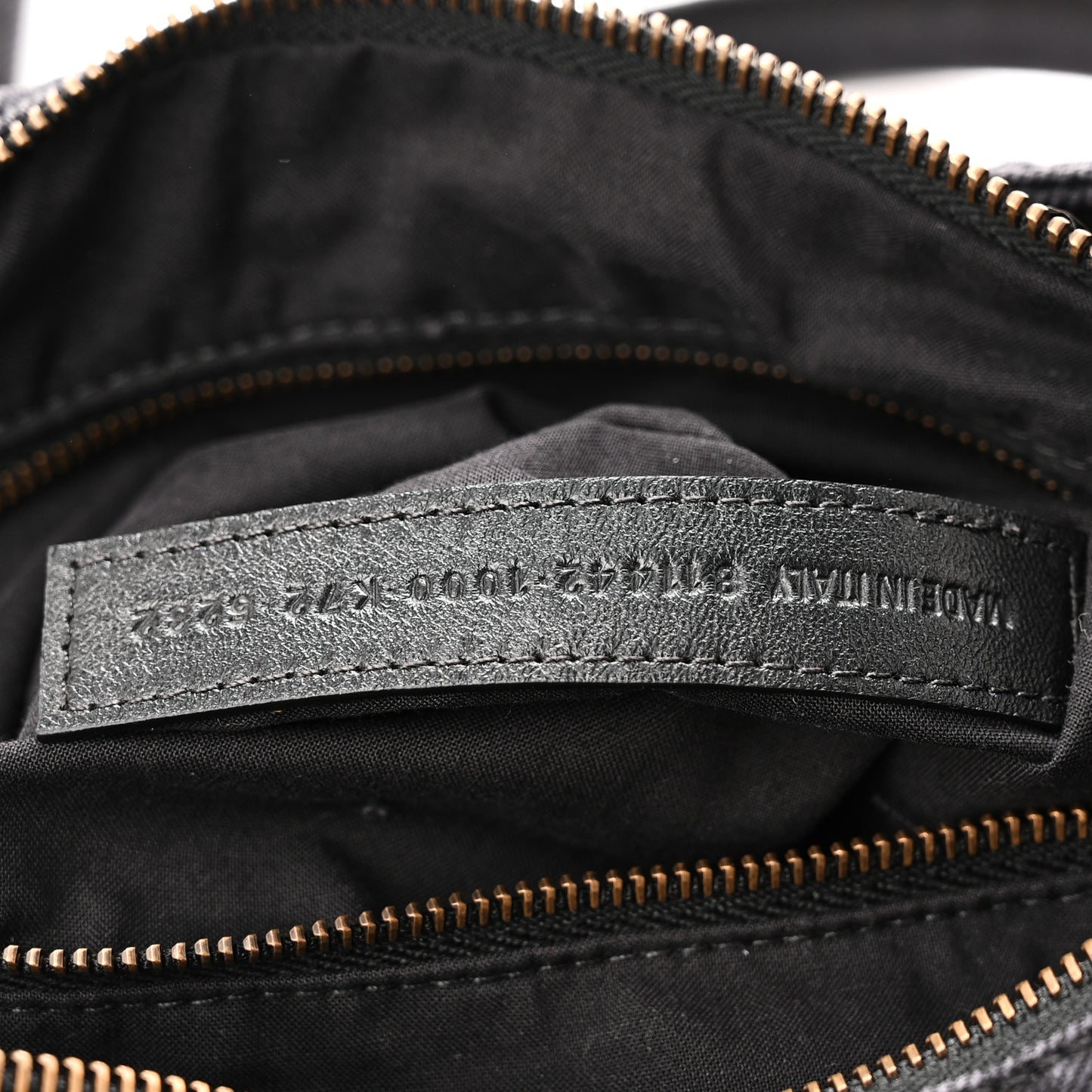 Washed Denim Classic Hardware Small Le City Black