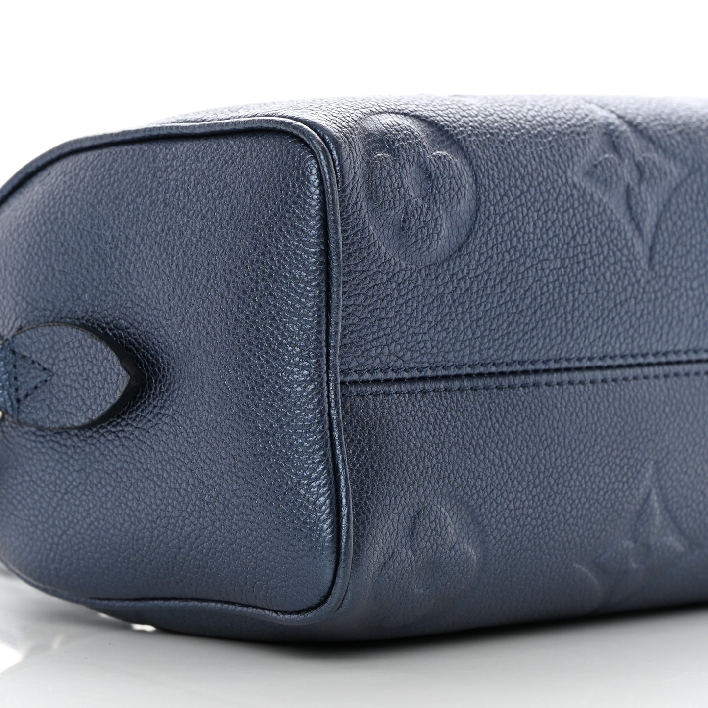 Metallic Empreinte Monogram Giant Speedy Bandouliere 20 Navy Nacre