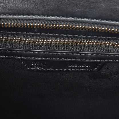 Celine Smooth Calfskin Micro Luggage Black 8 of 10