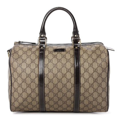 Gucci GG Plus Monogram Medium Joy Boston Dark Brown 1 of 10