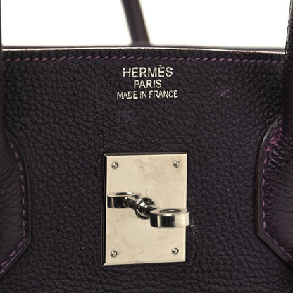 Hermes Togo Birkin 35 Raisin 6 of 17