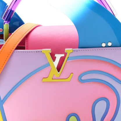 Louis Vuitton Calfskin Plexiglass ArtyCapucines PM Sam Falls Multicolor 8 of 10