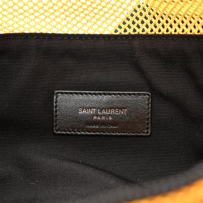 Saint Laurent Nylon Mesh SLP Belt Bag Jaune 6 of 10