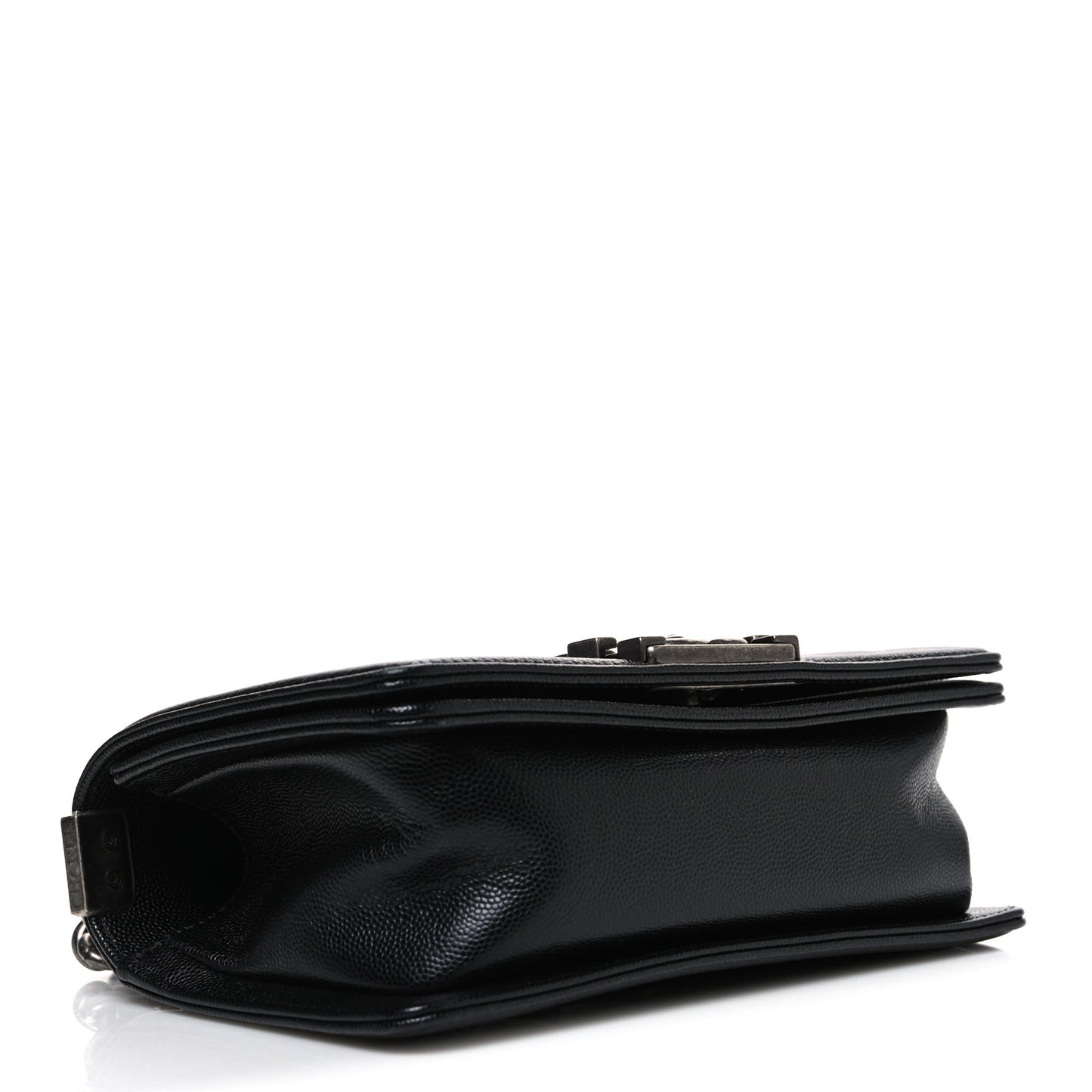 Caviar Quilted Small Boy Flap Black
