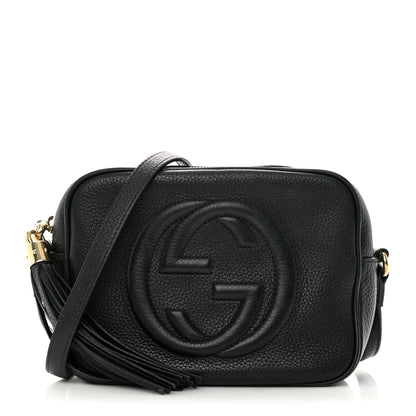 Gucci Pebbled Calfskin Small Soho Disco Bag Black 1 of 18