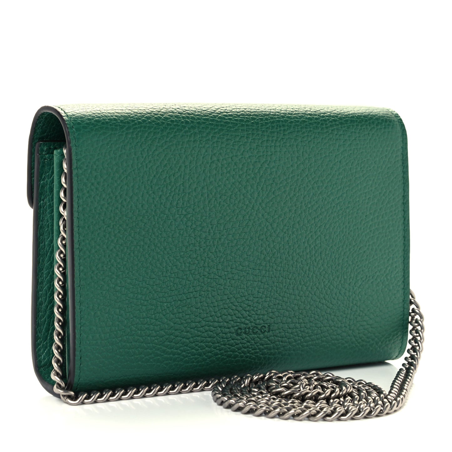 Calfskin Mini Dionysus Chain Wallet Emerald