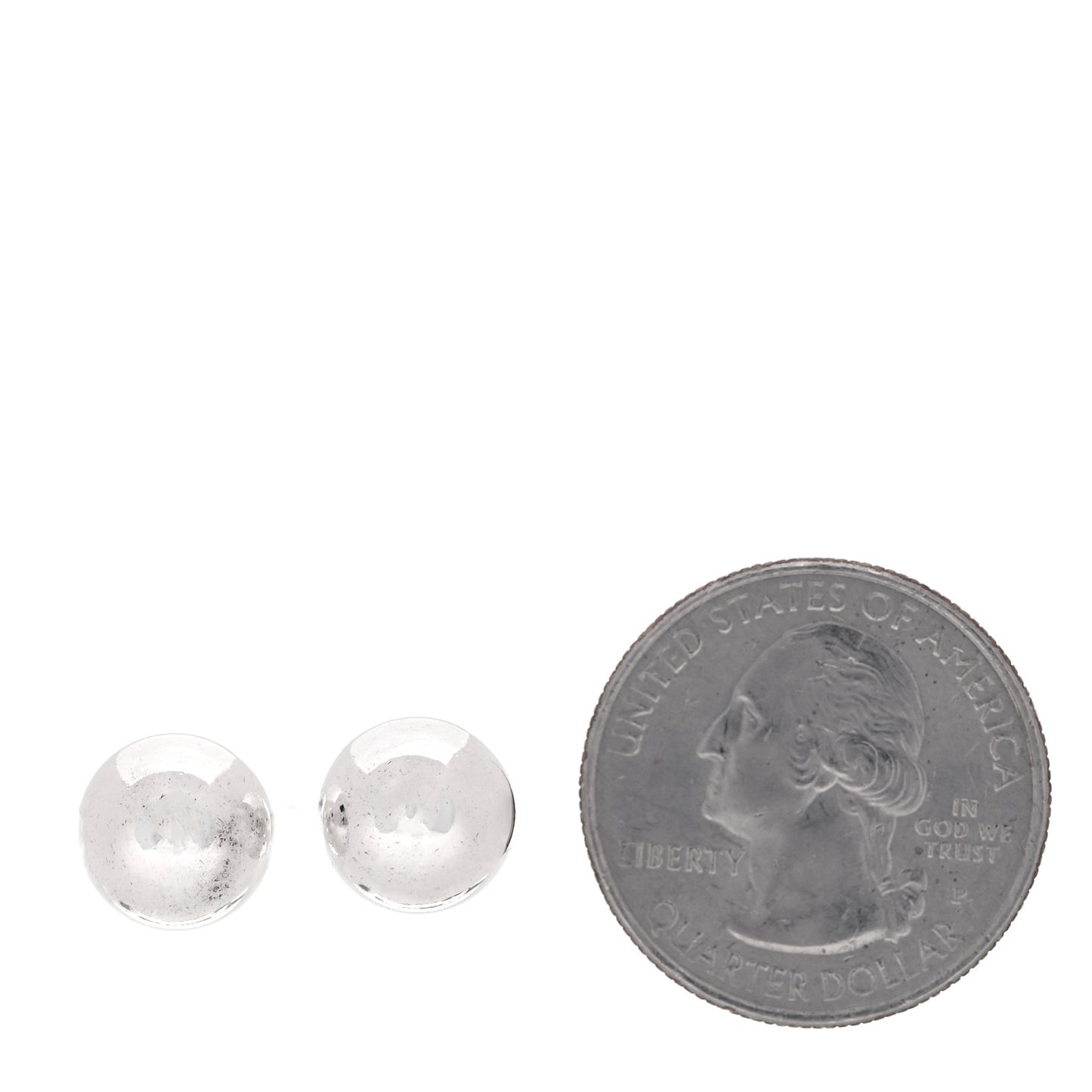 Sterling Silver 10mm HardWear Ball Earrings