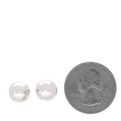 Tiffany Sterling Silver 10mm HardWear Ball Earrings 2 of 4