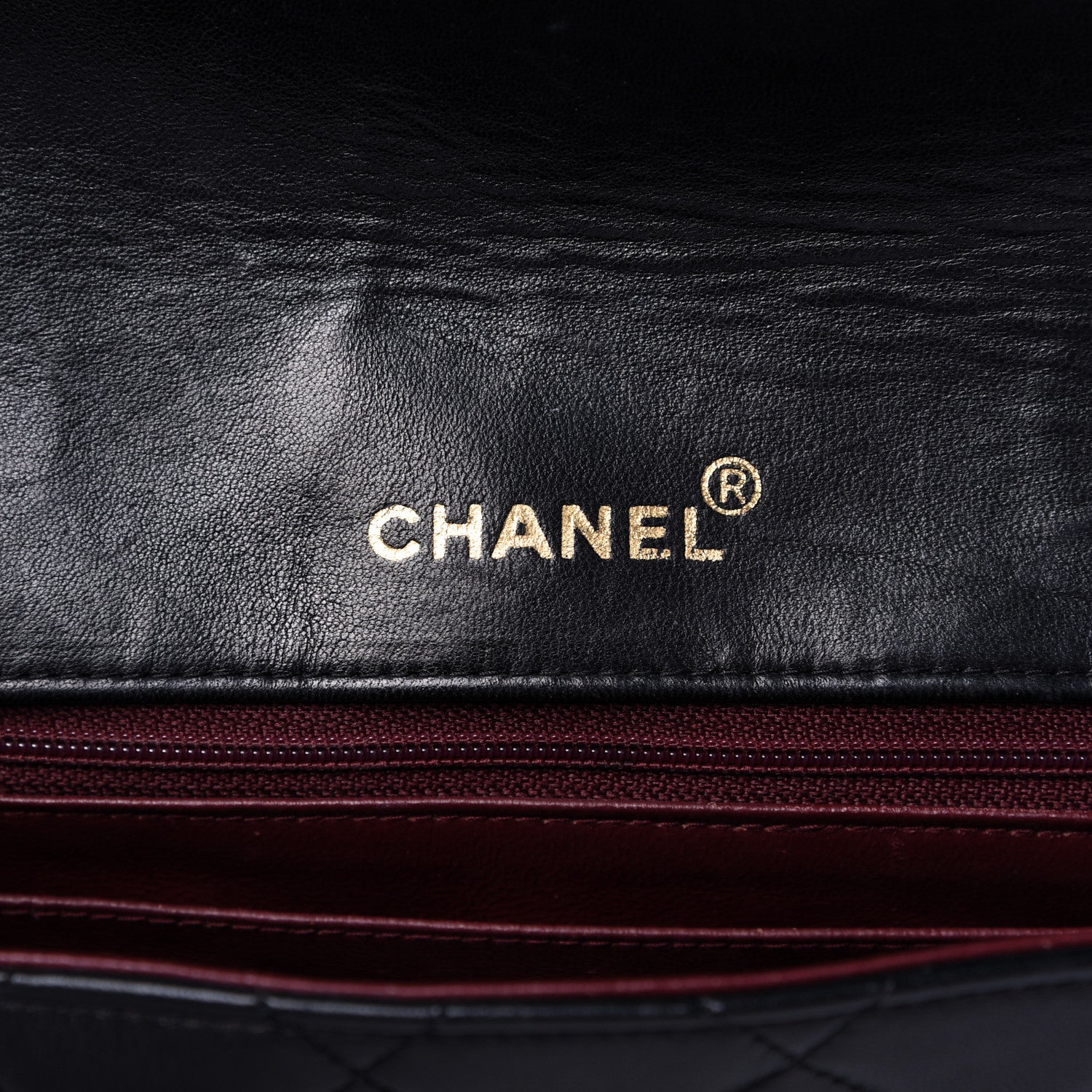 Chanel Lambskin Quilted Medium Single Flap Black 8 of 10