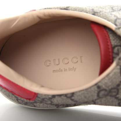 Gucci GG Supreme Monogram Womens Ace Low-Top Sneaker 37 Beige 8 of 11