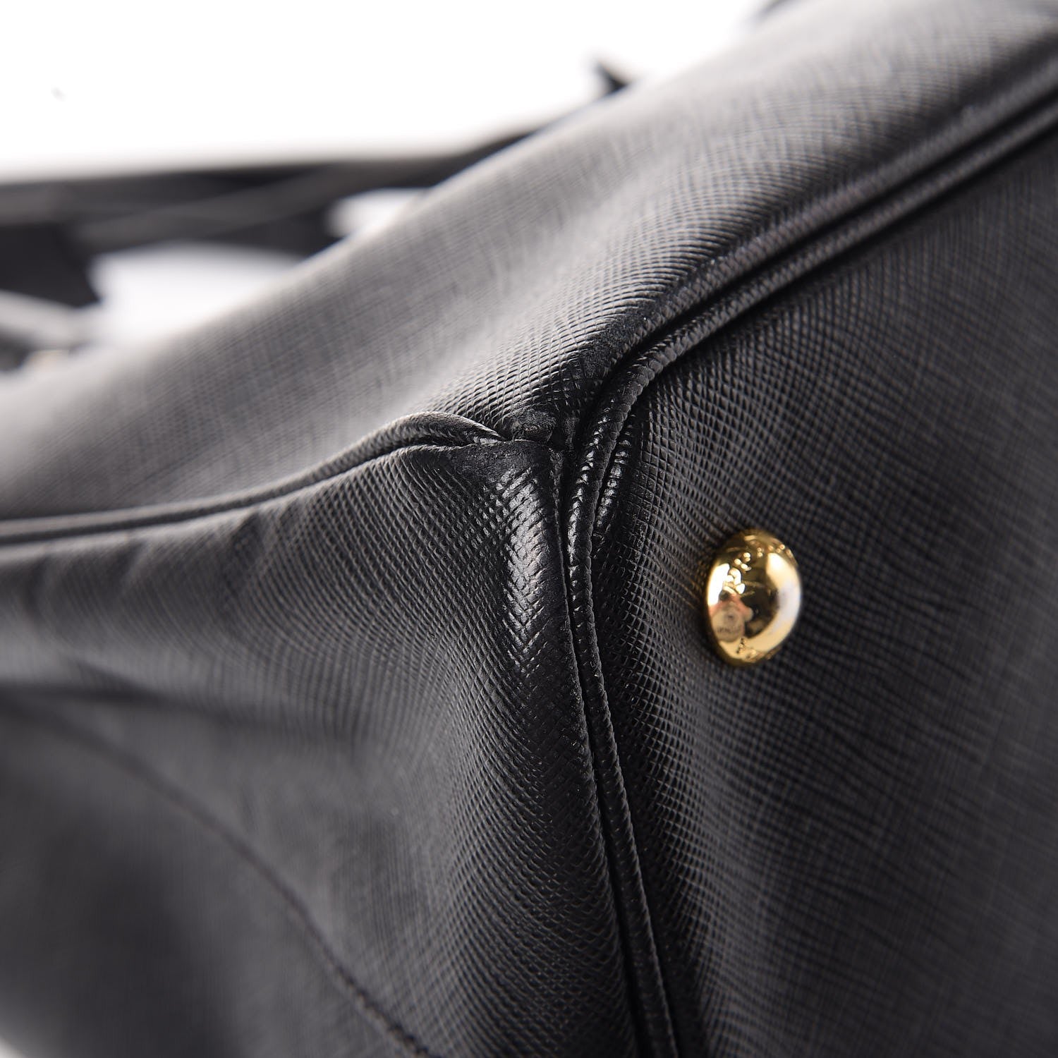 Prada Saffiano Lux Medium Tote Nero Black 9 of 12