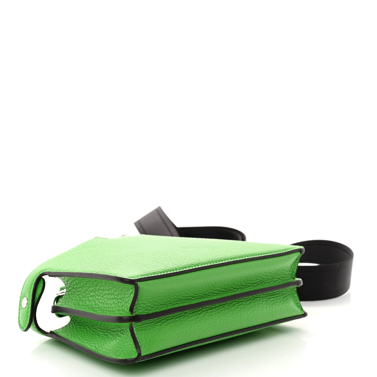 Fendi Cuoio Romano Vitello Cover Bi-Color Peekaboo I See U X Cross Satchel Tomatillo 4 of 10