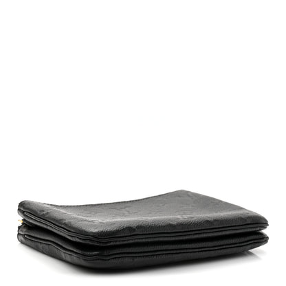 Louis Vuitton Empreinte Double Zip Pochette Black 4 of 7
