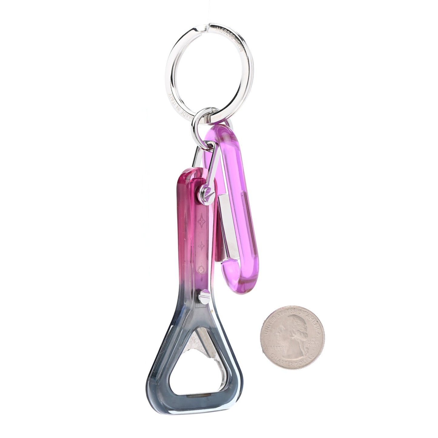 Prism Bottle Opener Bag Charm Key Holder Multicolor