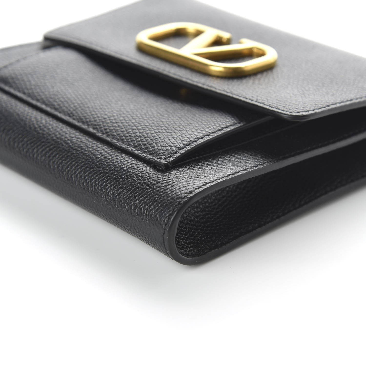 Valentino Garavani Calfskin VLogo Crossbody Bag Black 7 of 10
