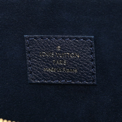 Louis Vuitton Grained Calfskin Lockme Shopper Navy 6 of 11