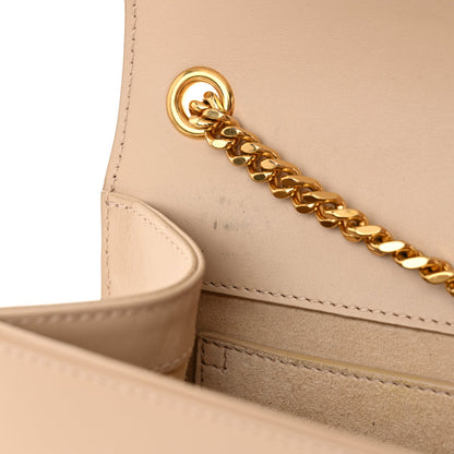 Saint Laurent Smooth Calfskin Medium Classic Monogram Kate Tassel Satchel Nude Powder 11 of 13