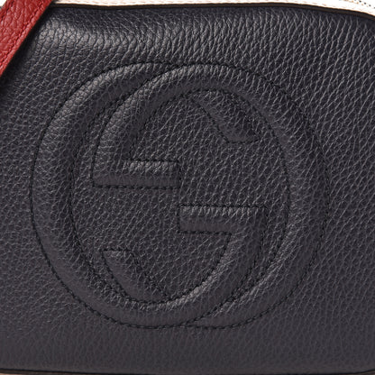 Gucci Dollar Calfskin Small Soho Disco Bag Blue Hibiscus Red Mystic White 9 of 11