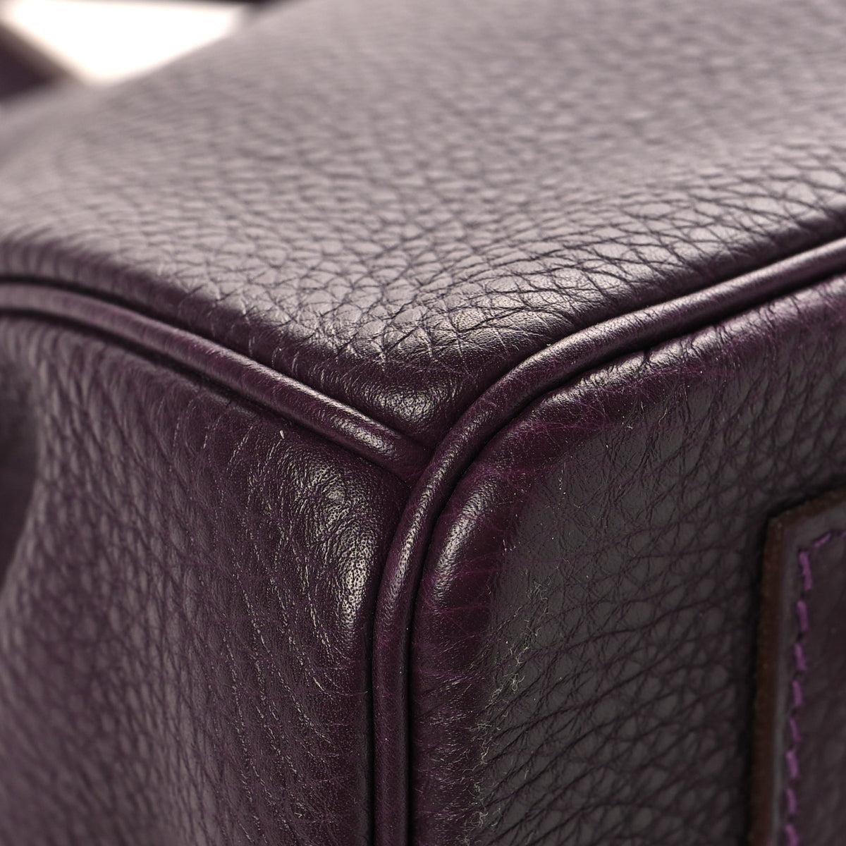 Hermes Togo JPG Shoulder Birkin II 42 Cassis 11 of 13